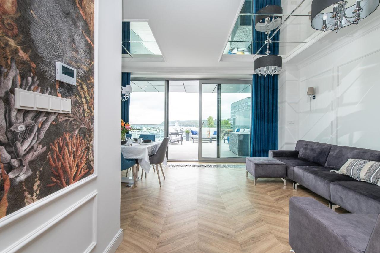 Yacht Park Premium Apartment Sea View Gdynia Exterior foto