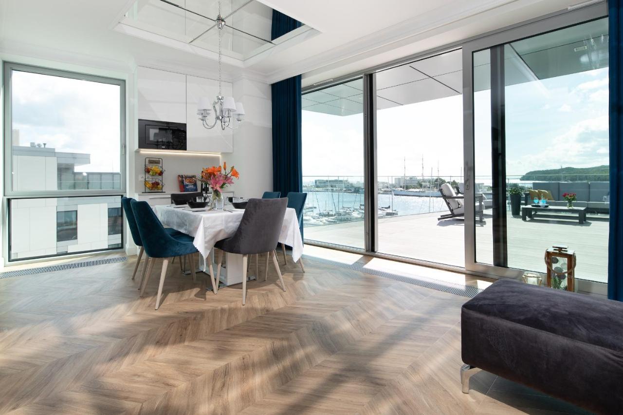 Yacht Park Premium Apartment Sea View Gdynia Exterior foto